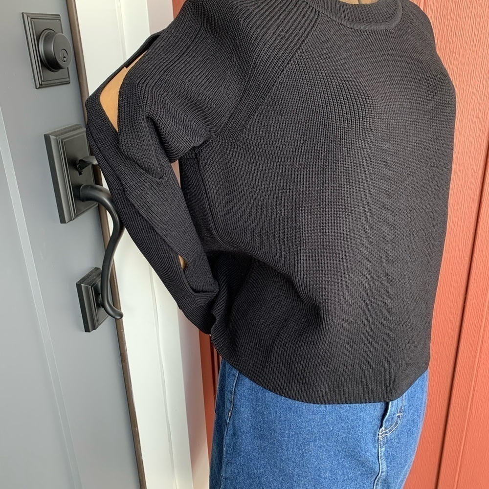 Rachel Roy Collection pullover black sz xsmall